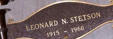 Leonard N. Stetson Leonard N. Stetson