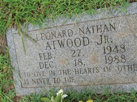 Leonard Nathan Atwood, Jr Leonard Nathan Atwood, Jr