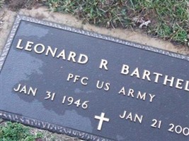 Leonard R Barthel Leonard R Barthel