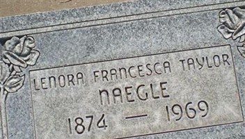 Leonora Fran Taylor Naegle Leonora Fran Taylor Naegle