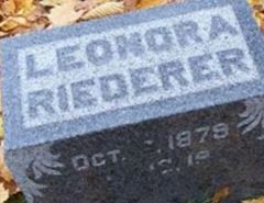 Leonora Riederer Leonora Riederer