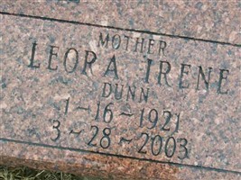 Leora Irene Dunn Morris Leora Irene Dunn Morris