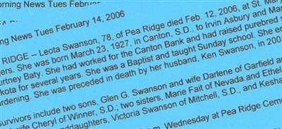 Leota Baty Swanson