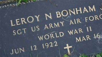 Leroy Bonham, Jr Leroy Bonham, Jr