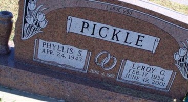 LeRoy G. Pickle LeRoy G. Pickle