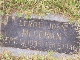 LeRoy John "Johnny" McGowan