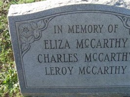 Leroy McCarthy Leroy McCarthy