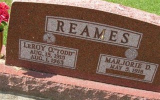 LeRoy O "Todd" Reames