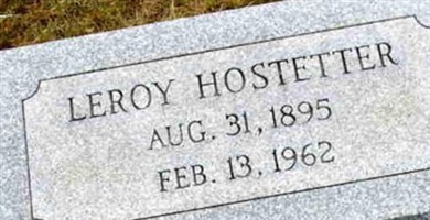 Leroy "Roy" Hostetter