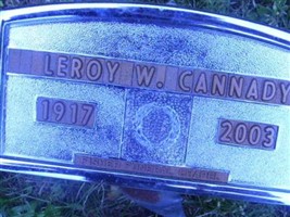 Leroy W. Cannady Leroy W. Cannady