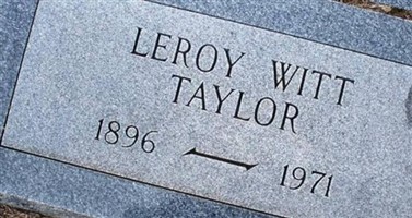 Leroy Witt Taylor