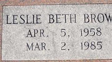 Leslie Beth Brown