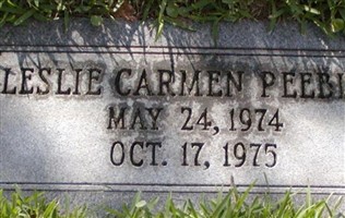 Leslie Carmen Peebles Leslie Carmen Peebles