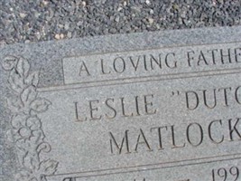 Leslie "Dutch" Matlock