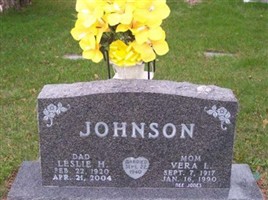 Leslie Hjalmar Johnson Leslie Hjalmar Johnson