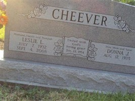 Leslie L "Les" Cheever Leslie L "Les" Cheever