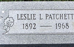 Leslie L Patchett Leslie L Patchett