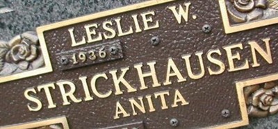 Leslie W. Strickhausen Leslie W. Strickhausen