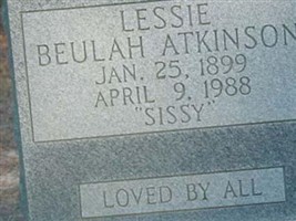Lessie Beulah "Sissy" Atkinson