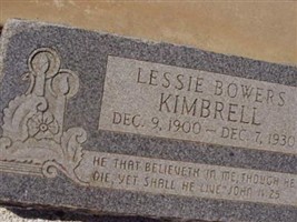 Lessie Bowers Kimbrell Lessie Bowers Kimbrell