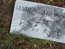 Lessie Bozard McAlhany Lessie Bozard McAlhany