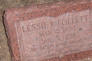 Lessie L Pliler Follett Lessie L Pliler Follett