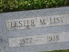 Lester M. List Lester M. List