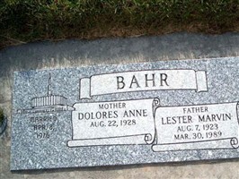 Lester Marvin Bahr Lester Marvin Bahr