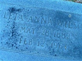 Leta Anna Wilson Leta Anna Wilson