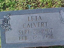 Leta Calvert Leta Calvert