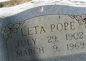 Leta Grimes Pope Leta Grimes Pope