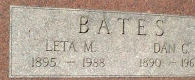 Leta May Montgomery Bates