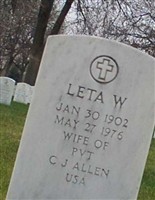 Leta W Allen Leta W Allen