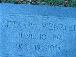 Leta W. Wenzler Leta W. Wenzler