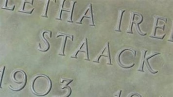Letha Irene Staack Letha Irene Staack