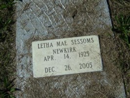 Letha Mae Sessoms Newkirk