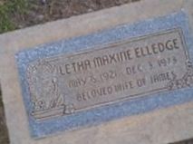 Letha Maxine Elledge