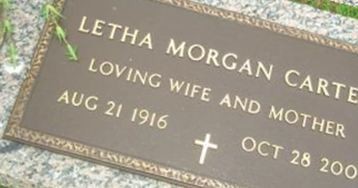 Letha Morgan Carter Letha Morgan Carter