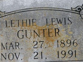 Lethie Jane Brinkley Lewis-Gunter