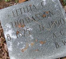 Letitia W Coleman Thomasson