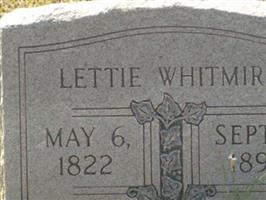 Lettie "Letitia" Crockett Whitmire