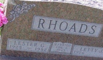 Letty J Rhoads