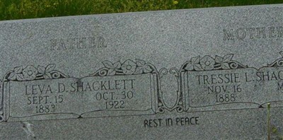 Leva D Shacklett Leva D Shacklett
