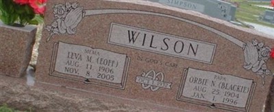 Leva M. Eoff Wilson Leva M. Eoff Wilson