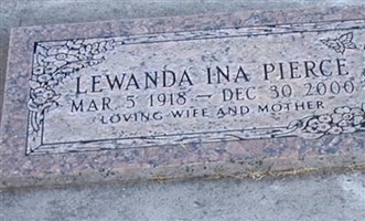 Lewanda Ina Pierce Lewanda Ina Pierce