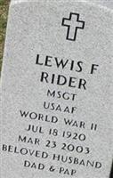 Lewis F Rider