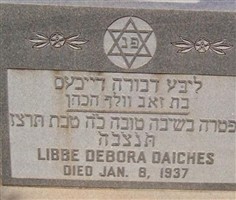 Libbe Debora Kanovitch Daiches Libbe Debora Kanovitch Daiches