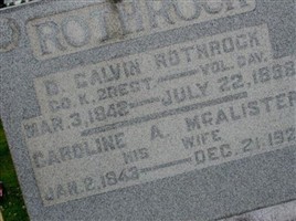 Lieut David Calvin Rothrock