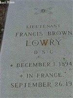 Lieut Francis Brown Lowry