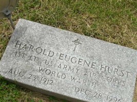 Lieut Harold Eugene Hurst, Sr